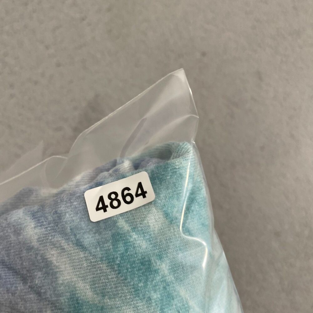 Custom Colortone Tie-Dye T-Shirt XL Blue Spiral Cotton Short Sleeve - Picture 8 of 8